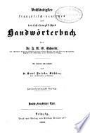 Vollständigstes französisch-deutsches und deutsch-französisches Handwörterbuch
