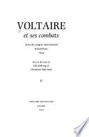 Voltaire et ses combats