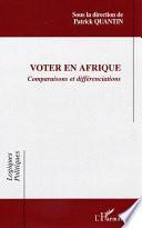 Voter en Afrique