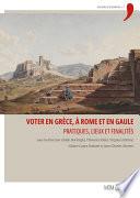 Voter en Grèce, à Rome et en Gaule