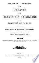 Votes and Proceedings - House of Commons