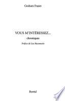 Vous m'interessez--