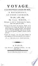 Voyage à la Nouvelle Galles du Sud. ... Traduit de l'Anglais avec des Notes, ... par C. Pougens