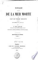 Voyage autour de la Mer morte