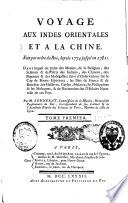 Voyage aux Indes orientales et à la Chine