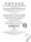 Voyage aux sources du Nil, en Nubie et en Abessinie