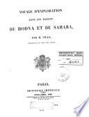 Voyage d'exploration dans les bassins du Hodna et du Sahara