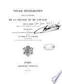 Voyage d'exploration sur le littoral de la France et de l'Italie