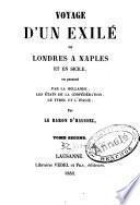 Voyage d'un exilé de Londres à Naples