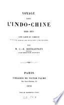 Voyage dans l'Indo-Chine, 1848-1856