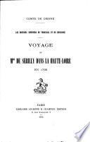 Voyage de Mme de Serilly dans la Haute-Loire en 1795