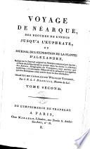 Voyage de Néarque, des bouches de l'Indus jusque à l'Euphrate, ou Journal de l'expédition de la flotte d'Alexandre ...