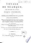 Voyage de Néarque... rédigé sur le Journal original de Néarque conservé par Arrien... traduit de l'anglois de William Vincent par J. B. L. J. Billecoq...