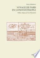 Voyage de Paris en Constantinople