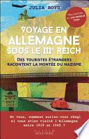 Voyage en Allemagne sous le IIIe Reich