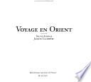 Voyage en Orient
