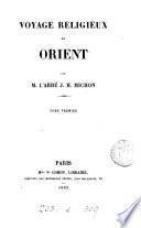 VOYAGE RELIGIEUX EN ORIENT