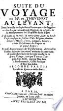 Voyages de Mr. de Thevenot Tant en Europe qu'en Asie & en Afrique