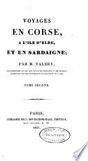 Voyages en Corse. à l'île d'Elbe, et en Sardaigne