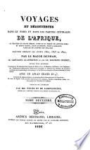 Voyages et découvertes dans le Nord et dans les parties centrales de l'Afrique, au travers du grand-désert ... exécutés pendant les années 1822, 1823 et 1824