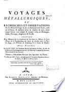 Voyages metallurgiques ou recherches et observations sur les mines et forges