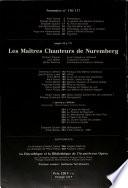 Wagner, les maitres chanteurs