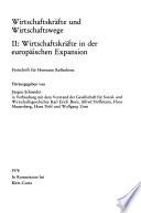 Wirtschaftskräfte und Wirtschaftswege