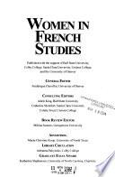 Women in French Studies