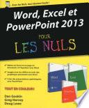Word, Excel, PowerPoint 2013 pour les Nuls