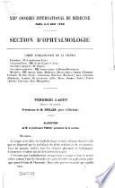 XIIIe Congrès international de médecine v. 12