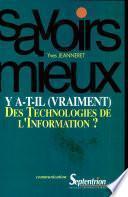 Y a-t-il (vraiment) des technologies de l’information ?
