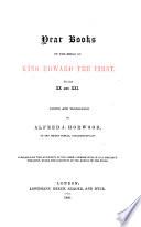 Year Books of the Reign of King Edward the First