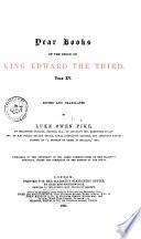 Year Books of the Reign of King Edward the Third