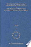 Yearbook of the European Convention on Human Rights/Annuaire de La Convention Europeenne Des Droits de L'Homme, Volume 45 (2002)