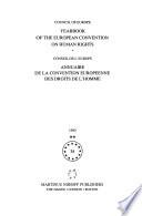 Yearbook of the European Convention on Human Rights, the European Commission and European Court of Human Rights