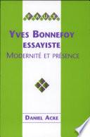 Yves Bonnefoy, essayiste