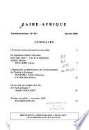 Zaïre-Afrique