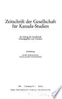 Zeitschrift der Gesellschaft für Kanada-Studien