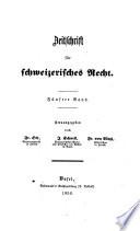 Zeitschrift für schweizerisches Recht