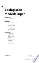 Zoologische Mededeelingen